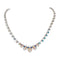 Vestuvinė vėrinys "Leonora (Aurora Borealis)" su Swarovski™ kristalais